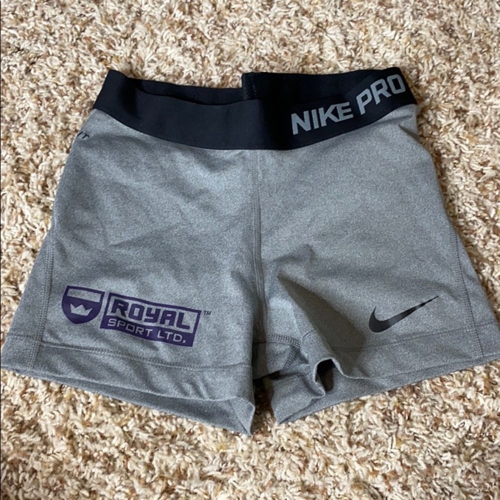 Nike pro size small shorts.